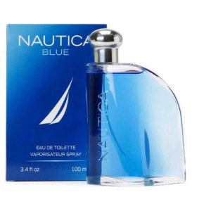 autica Blue Cologne Bottle & Box Side-by-Side View