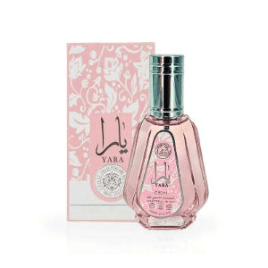 Yara Perfume Bottle Front View with Packaging Box