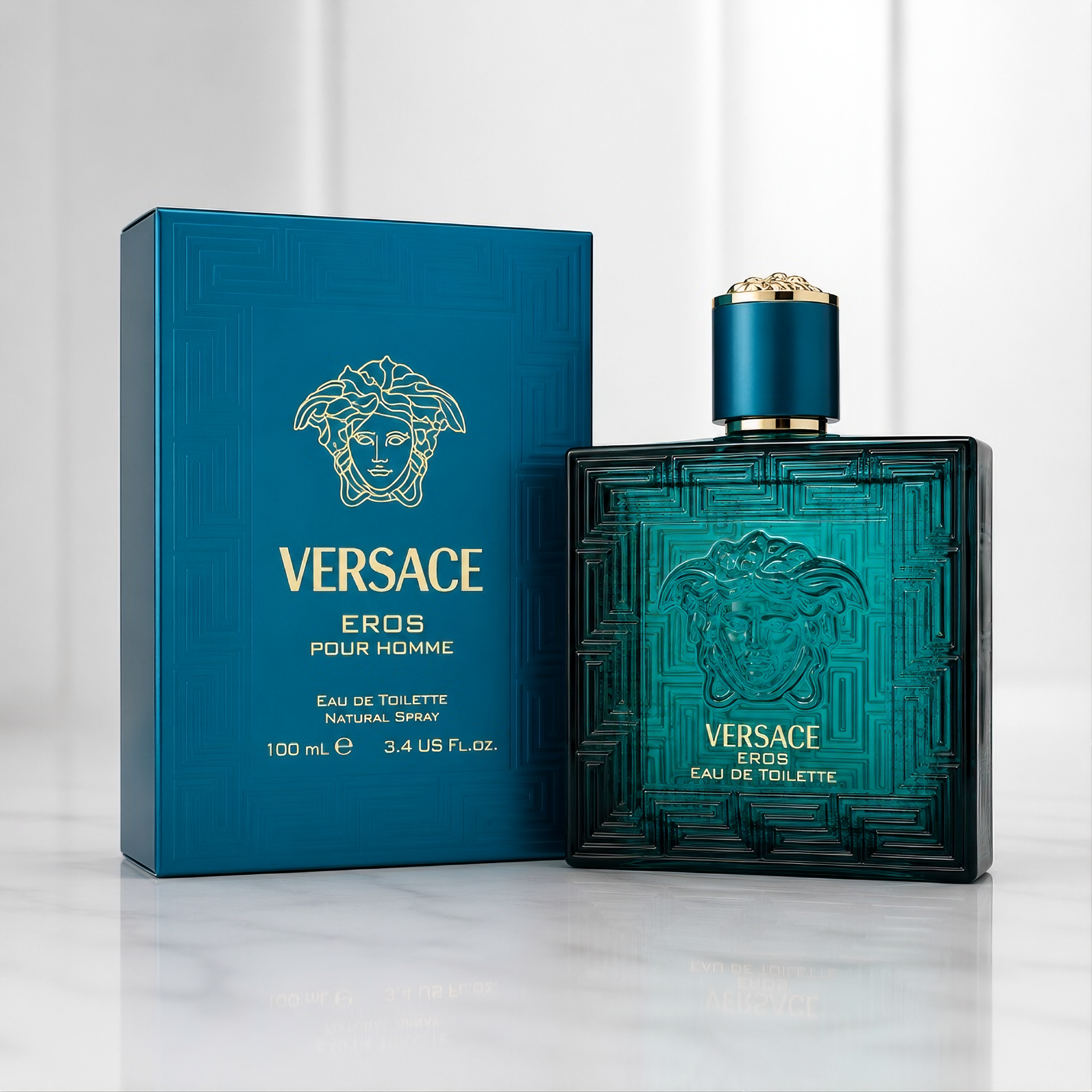 Versace Eros Eau de Toilette for Men 3.4 oz (100ml)