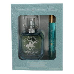 Fresh & Clean Perfume for Women - Beverly Hills Polo Club Sheer Gift Set with bottle and travel spray.