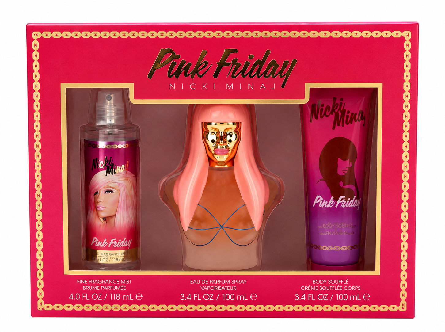 Pink Friday by Nicki Minaj – 3 Piece Perfume Gift Set for Women
